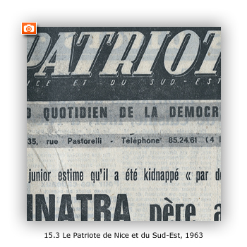 Le Patriote de Nice et du Sud-Est, 1963