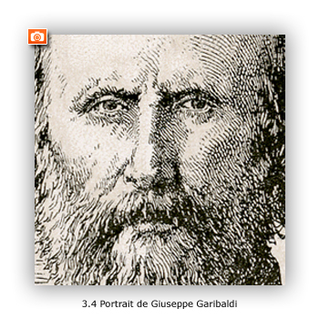 Portrait de Giuseppe Garibaldi