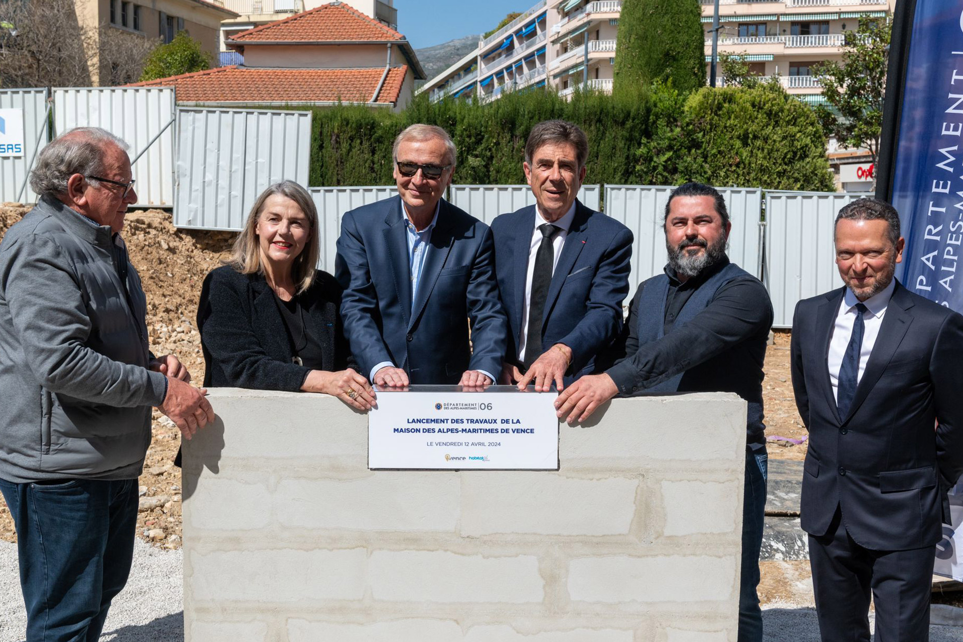 Lancement du chantier de la Maison des Alpes-Maritimes de Vence ! (1/1)
