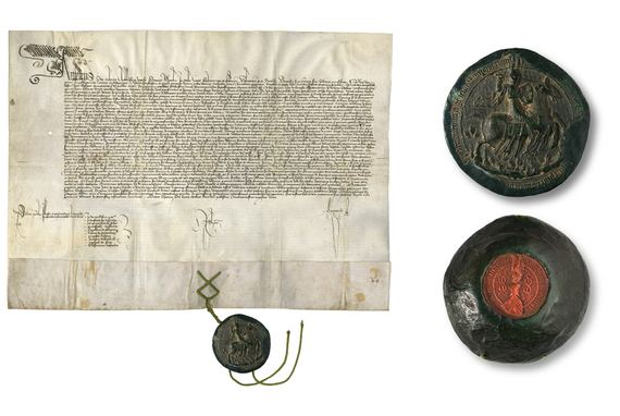 Lettres d’Amédée VIII autorisant la construction d’une nouvelle route de Lantosque à Levens 1433 - Image en taille réelle, .JPG 141Ko fenêtre modale
