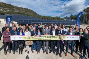 Une nouvelle centrale photovoltaïque à Saint-Auban