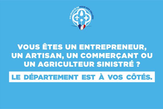 Soutien aux entreprises et agriculteurs sinistrés - Département des Alpes-Maritimes