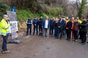 Coaraze : la piste de la Gardiola en cours de réhabilitation pour faciliter les déplacements des habitants 