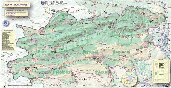 Carte du territoire d'intervention de la SDA Pré Alpes - Image en taille réelle, .JPG 1,20Mo (fenêtre modale)