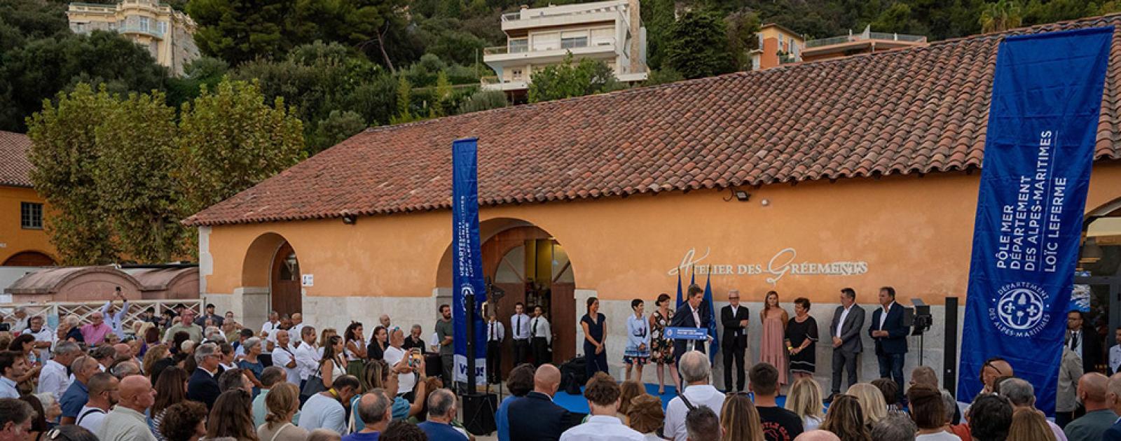 Le Pôle Mer Département des Alpes-Maritimes Loïc Leferme ouvre ses portes à Villefranche-sur-Mer