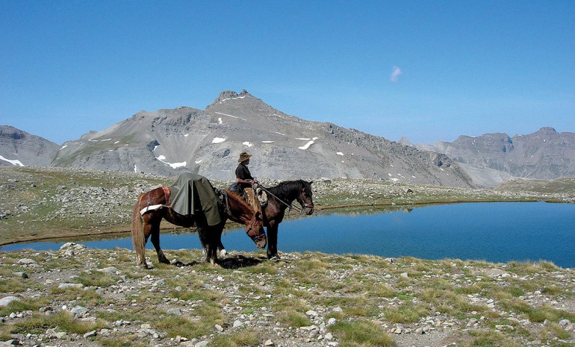 Balade à cheval dans la Haut-Pays