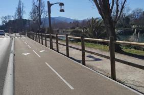 Piste cyclable Mandelieu-La Napoule Port INLAND