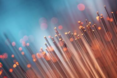 Photographie en macro de câbles numériques.