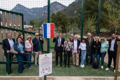 Inauguration du city stade de Bonson