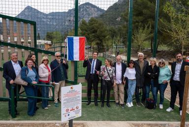 Inauguration du city stade de Bonson