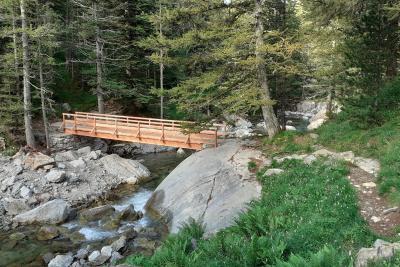 Saint Martin Vésubie Pont Peirastreche après - Agrandir l'image 1 sur 10, fenêtre modale