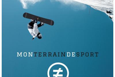 Affiche Mon Terrain de Sport Snowboard - Agrandir l'image 1 sur 2, fenêtre modale