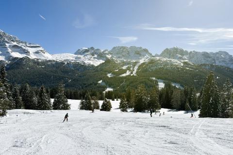 Piste de ski.