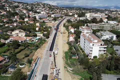 Déviation Vallauris