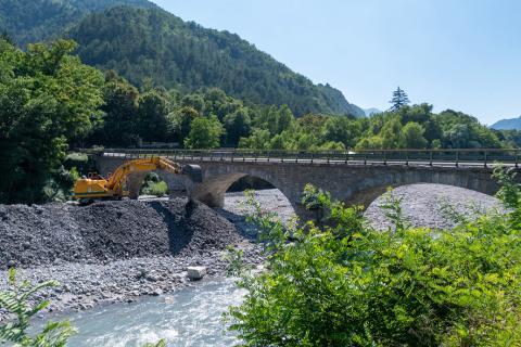 Renforcement de la digue du Var à Puget-Théniers