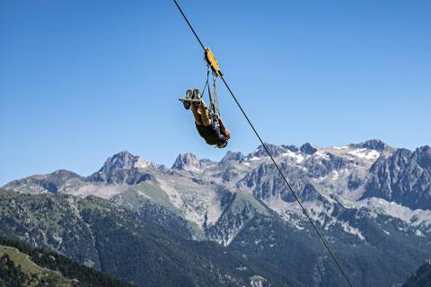 Tyrolienne de la Colmiane