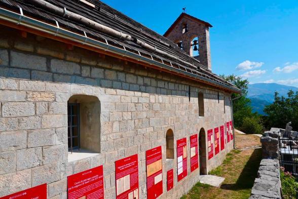 Inauguration des travaux de l'église de Sauze - Agrandir l'image, fenêtre modale