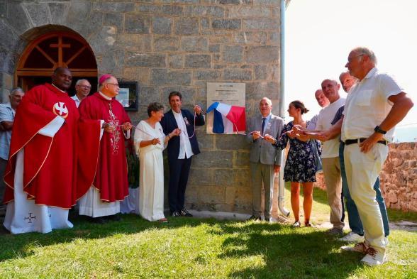 Inauguration des travaux de l'église de Sauze - Agrandir l'image, fenêtre modale