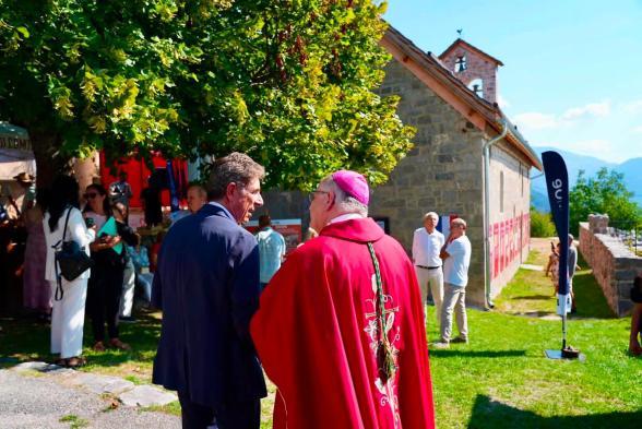 Inauguration des travaux de l'église de Sauze - Agrandir l'image, fenêtre modale