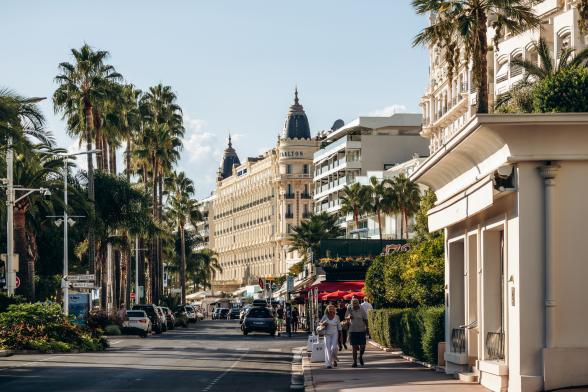 Boulevard de la Croisette - Agrandir l'image, fenêtre modale