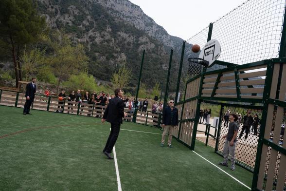 Inauguration du city stade de Bonson - Agrandir l'image, fenêtre modale