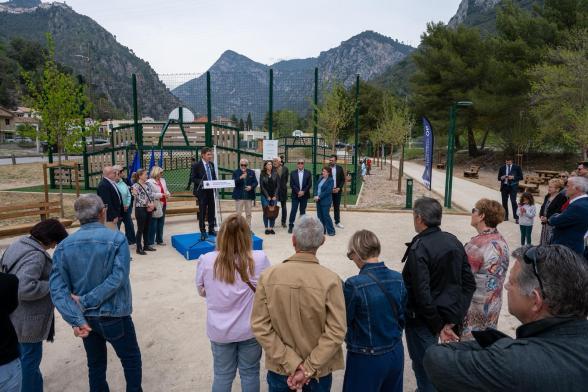 Inauguration du city stade de Bonson - Agrandir l'image, fenêtre modale