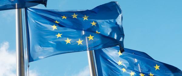 Drapeaux européens.