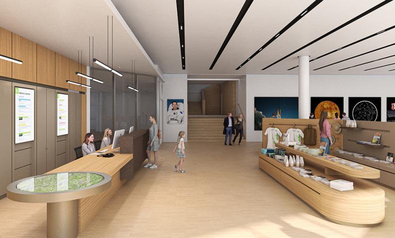 Maison départementale de l'environnement et de l'observation - intérieur - Agrandir l'image, fenêtre modale