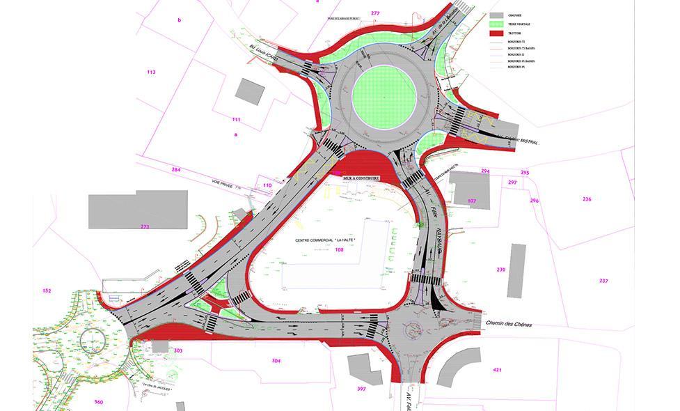 Carrefour routes RD2562 et RD609 - Agrandir l'image, fenêtre modale