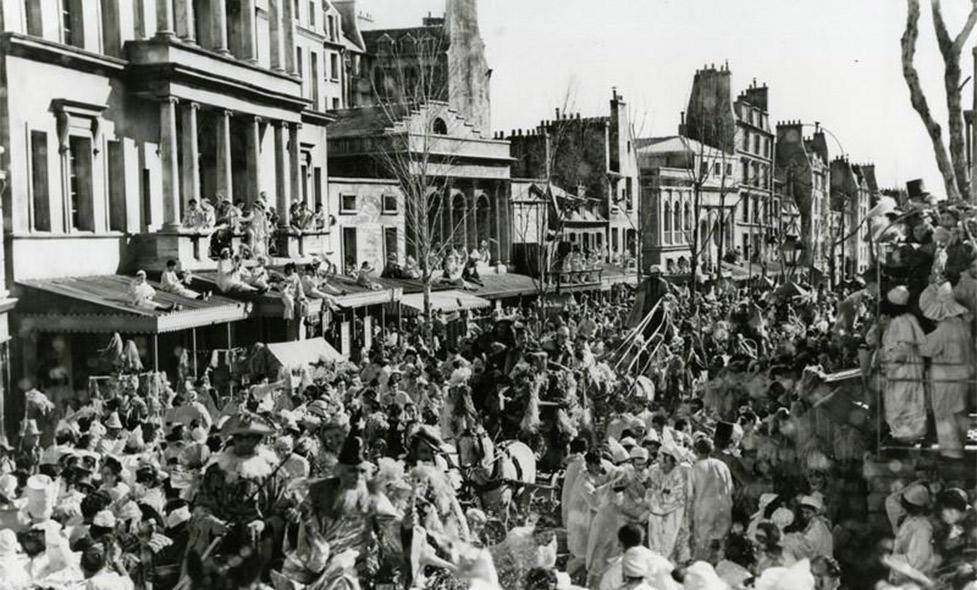 Décor du film de Marcel Carné, les Enfants du paradis - Agrandir l'image, fenêtre modale