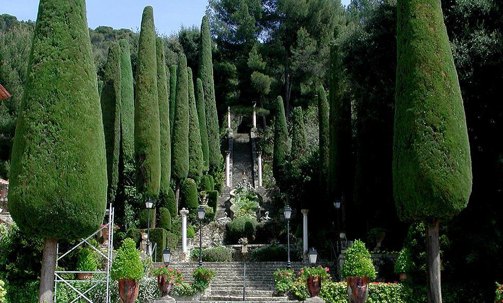 Jardins de la Villa Domergue - Agrandir l'image, fenêtre modale