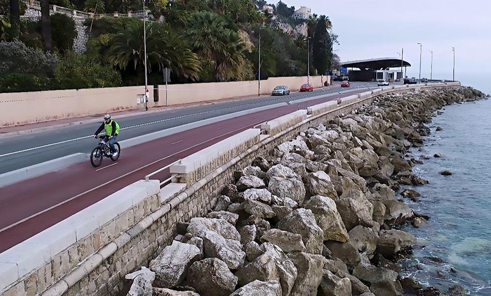 Piste cyclable Menton - Agrandir l'image, fenêtre modale