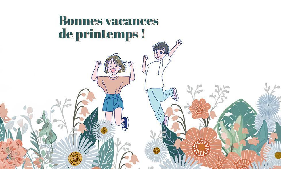 Vacances de printemps - Agrandir l'image, fenêtre modale